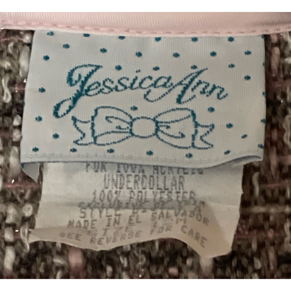 Girl’s Jessica Ann Coat Pink Faux Fur Collar Size 12 Months - Picture 4 of 4